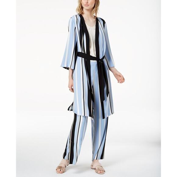 Bar III Pants - New Bar III Kimono Robe Jacket & Pants Set Women's Top Medium Pants Size 6 New